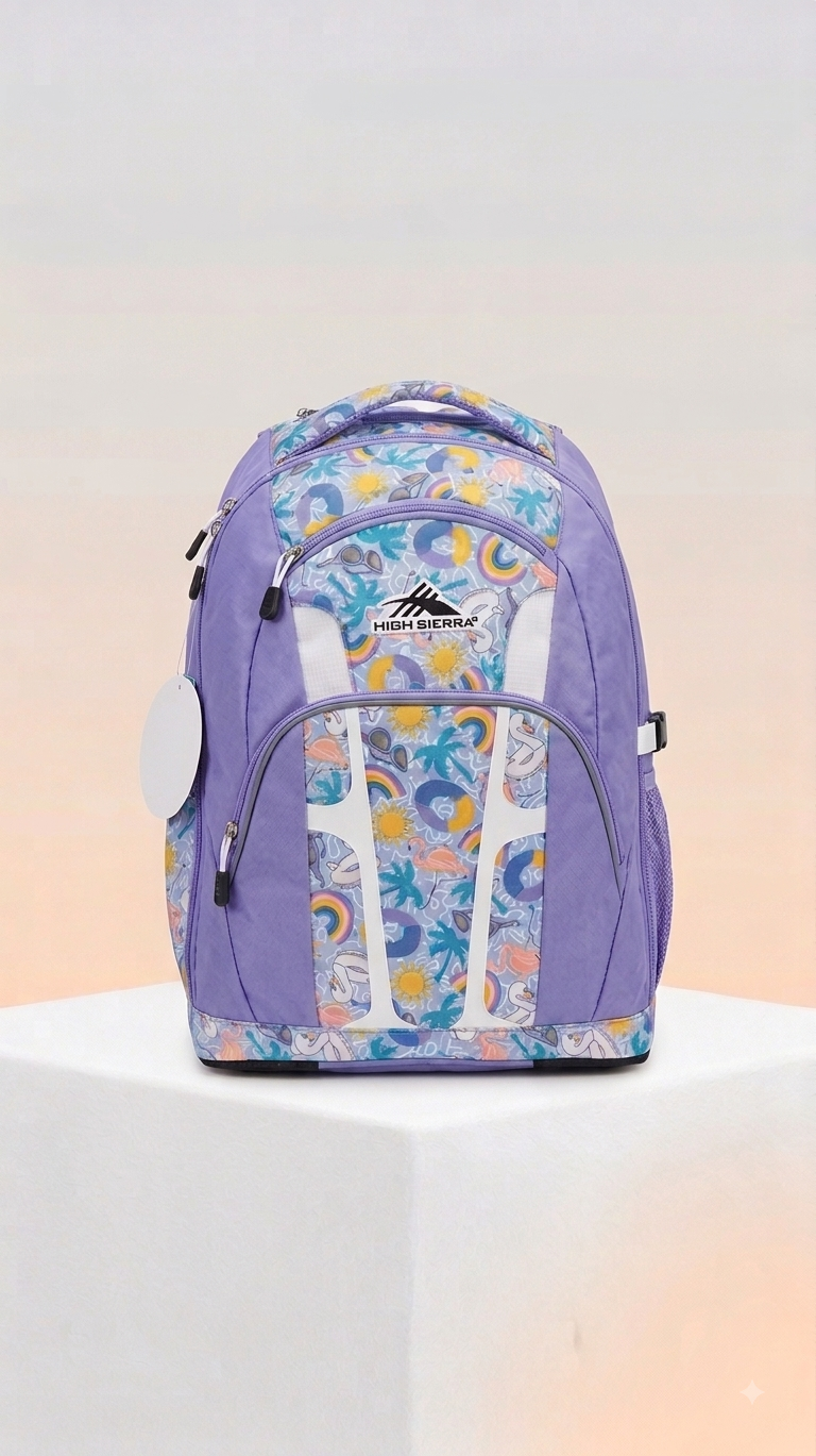 High Sierra Wheeled School Bag, Summer Edition, 19"