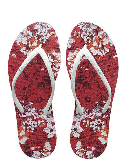 Hibiscus Women's Dupé Flip Flops made in Brazil