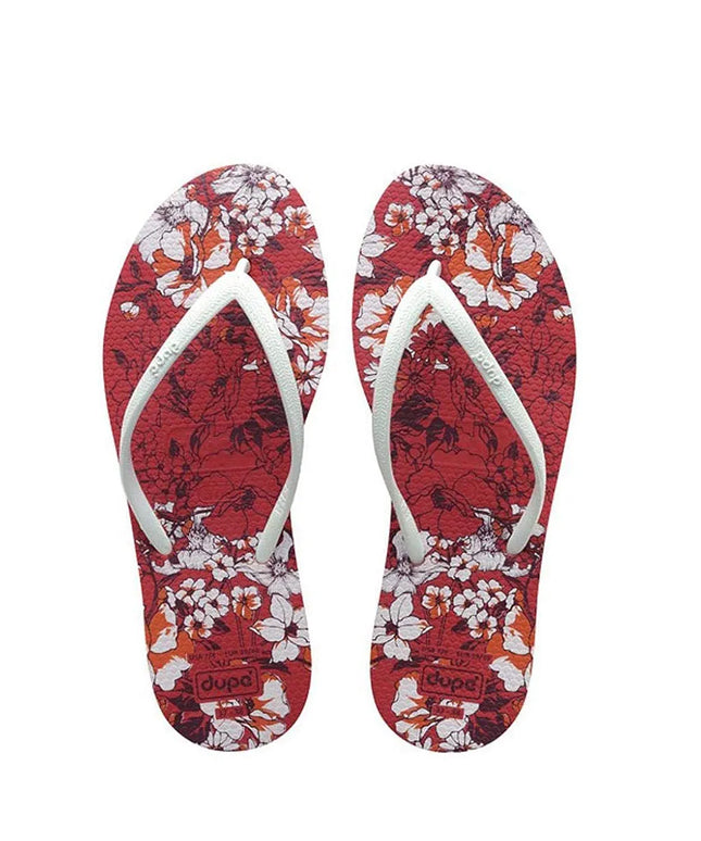 Hibiscus Women's Dupé Flip Flops made in Brazil