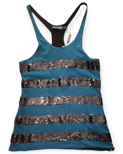 EMPORIO ARMANI WOMEN'S VESTITIO BLUE & BLACK