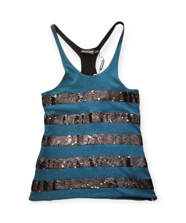 EMPORIO ARMANI WOMEN'S VESTITIO BLUE & BLACK