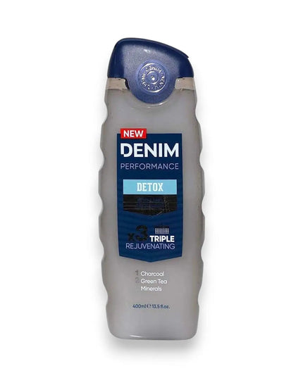 Denim new Performance Detox Body And Face Wash x3 400ml