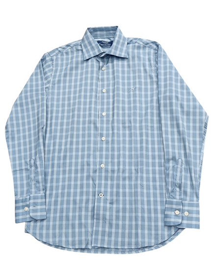 SACOOR BROTHERS Men's shirt long sleeve blue