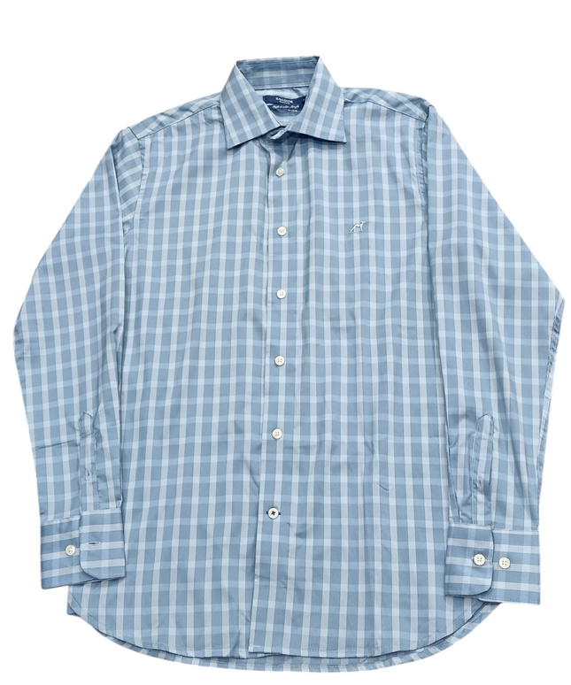 SACOOR BROTHERS Men's shirt long sleeve blue