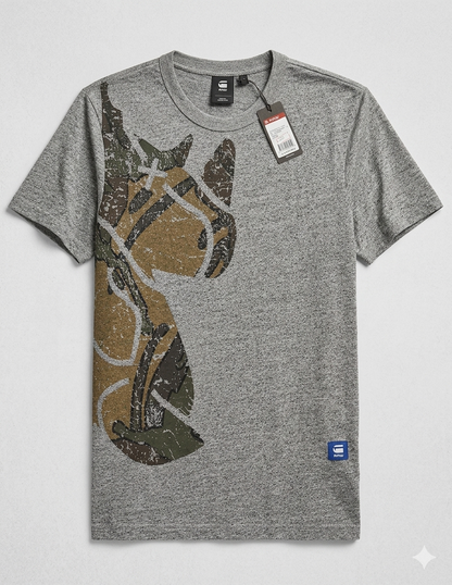 Men'S Graphic T-Shirt - Grey