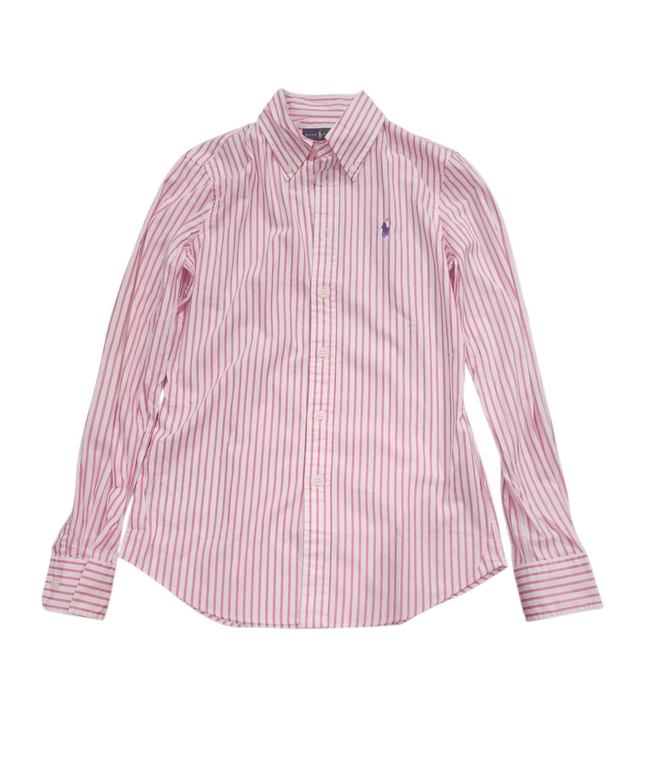 Ralph Lauren Polo white & pink striped women's shirt