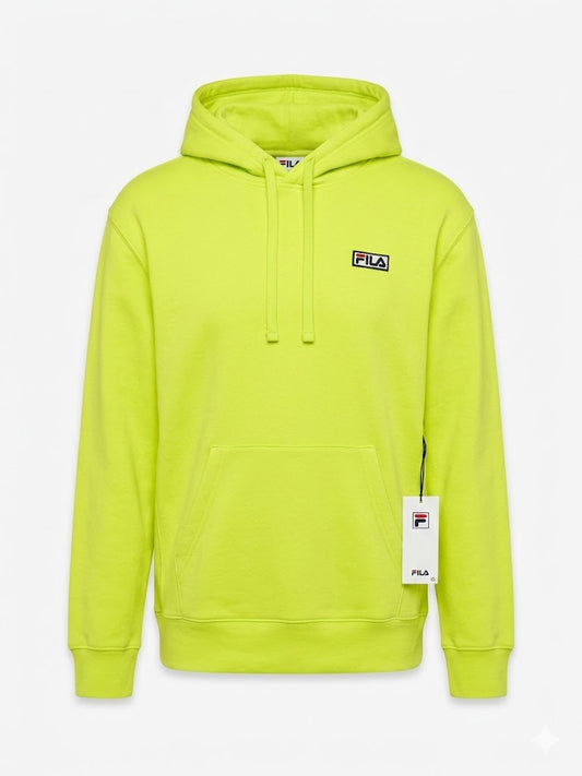 Fila Classic Algot Pullover Hoodie 'Lime Green'