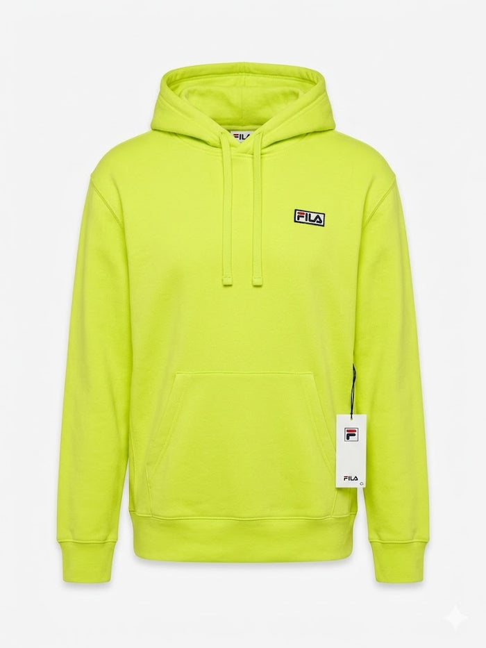 Clearance of Fila Hoodie – Classic Algot Pullover Hoodie 'Lime Green'