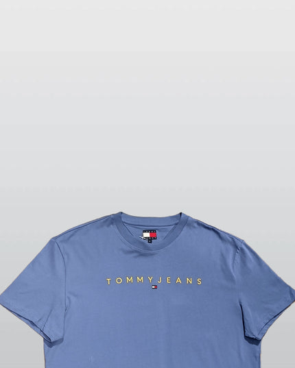 Tommy Jeans Men’s Light Purple Cotton T-Shirt