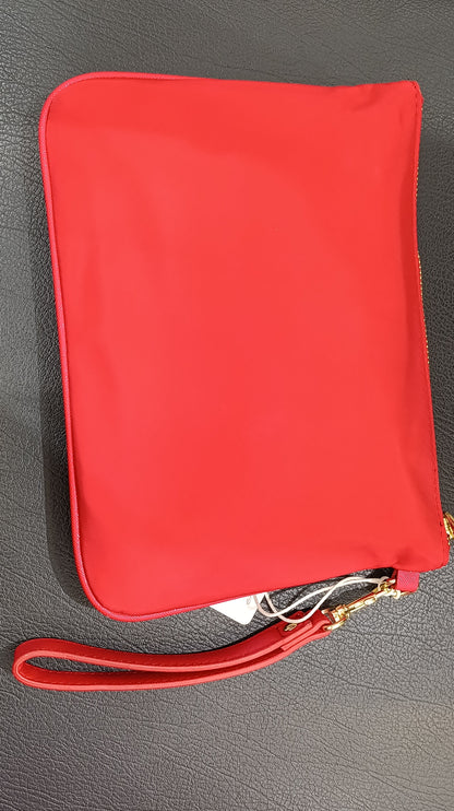 Guess Red Nylon Wristlet Clutch