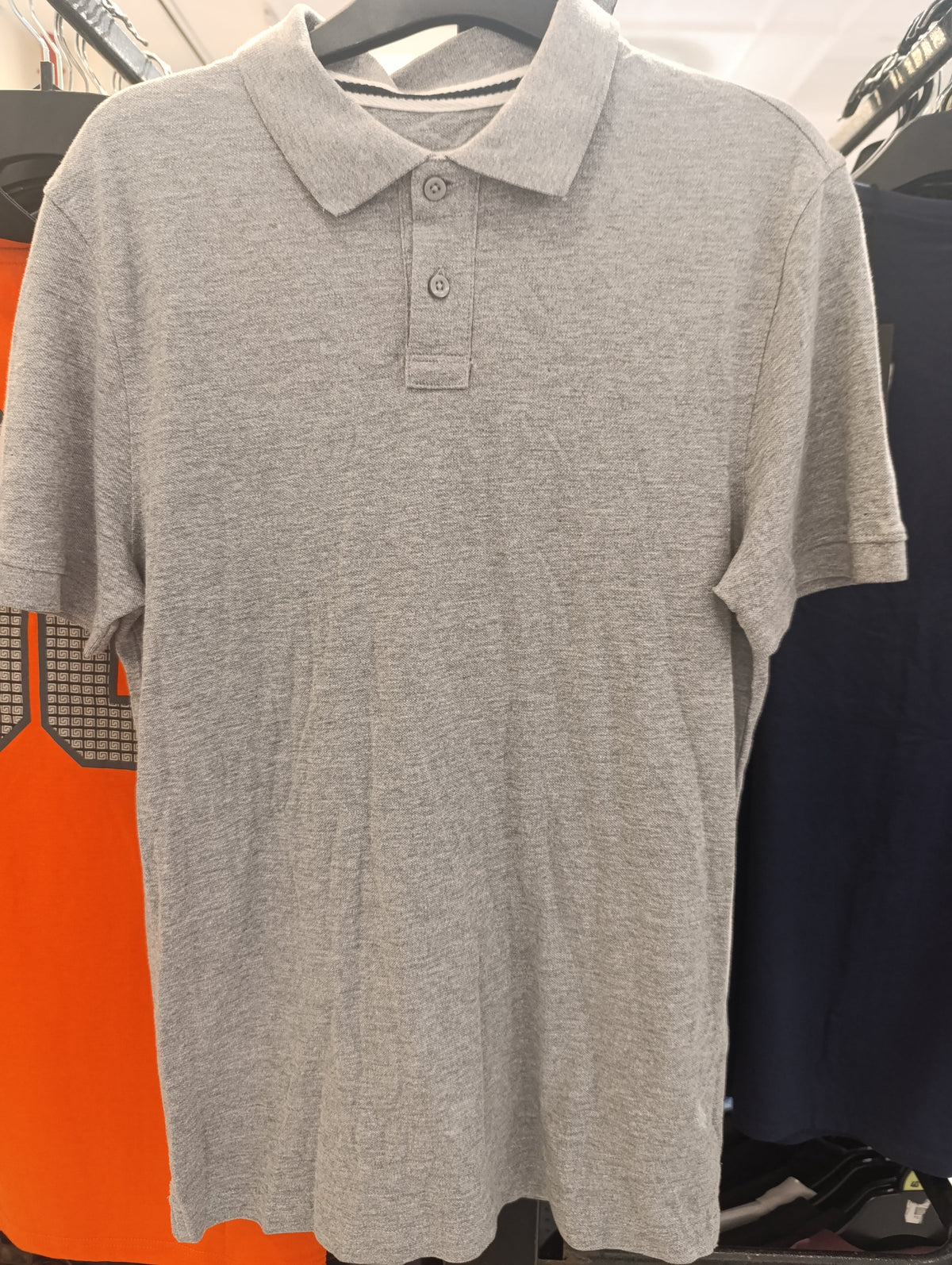 Pier One Solid Grey Polo Tshirt