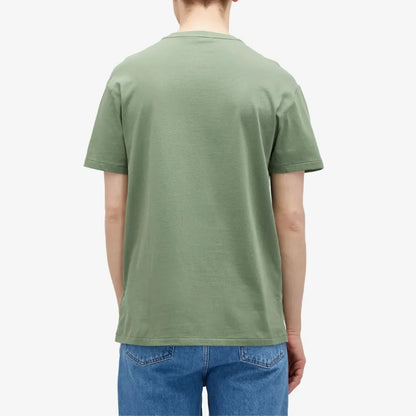 Polo Ralph Lauren Men'S T-Shirt Central Logo Classic Oversized Fit Mid Green