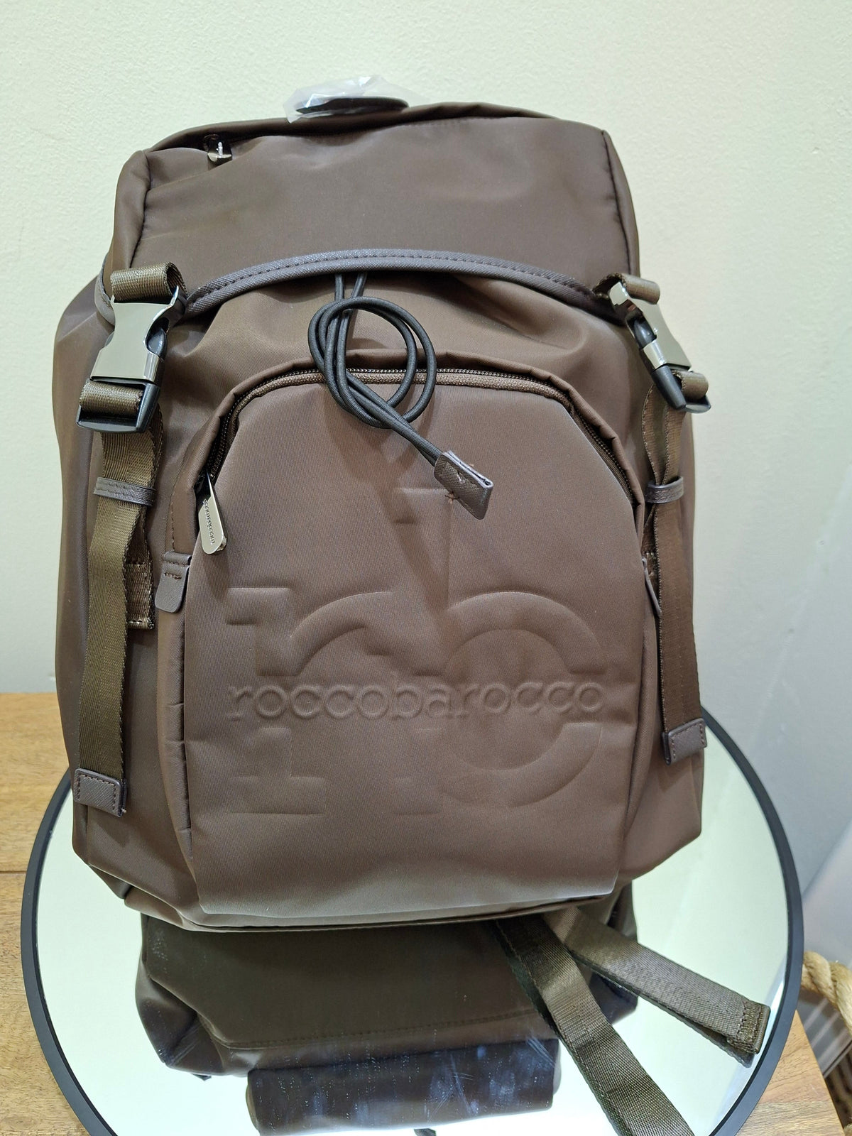Roccobarocco Unisex Backpack - Granito - Cm 29X40X16