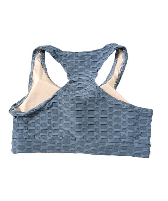 top women Women's bra blue color Getted