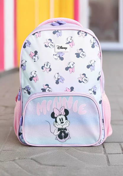 Disney Minnie Mouse Pastel Printed School Backpack – 16 Inc"