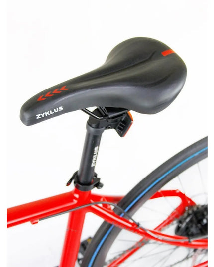 Zyklus Hybrid Bike / Red Black 28 inch-- open box