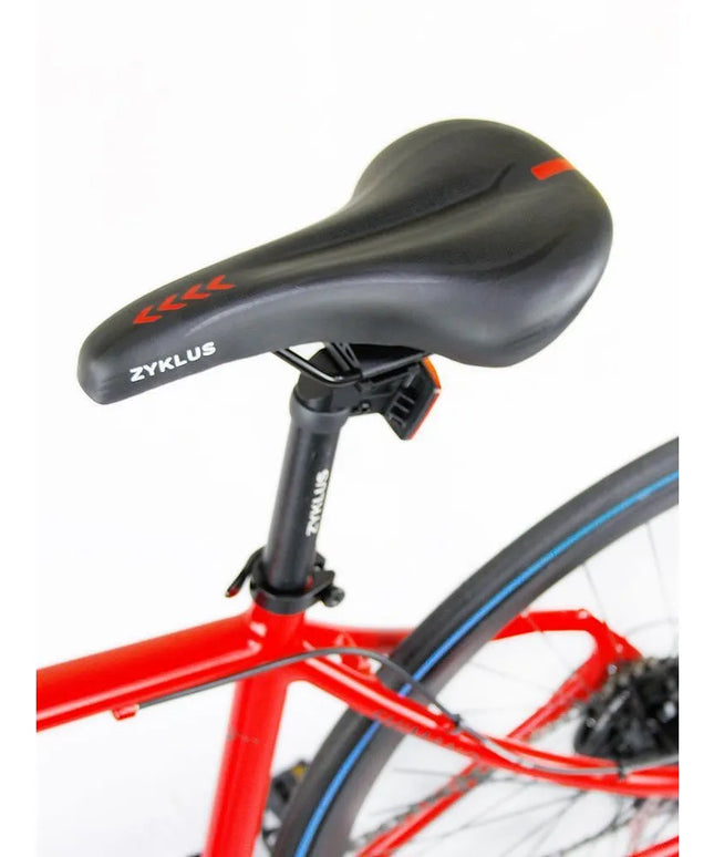 Zyklus Hybrid Bike / Red Black 28 inch-- open box