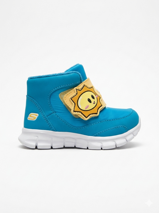 Skechers Girls Sweet Chill Teal Shoes (664107N/Teal)