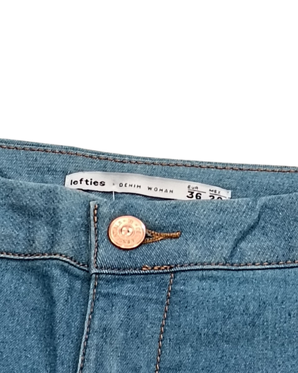 lefties denim woman Women's Jeans Shorts Blue