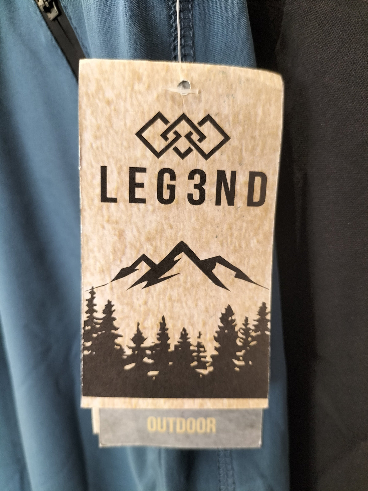 Leg3Nd Men'S Steel Blue Tapered Athletic Pants