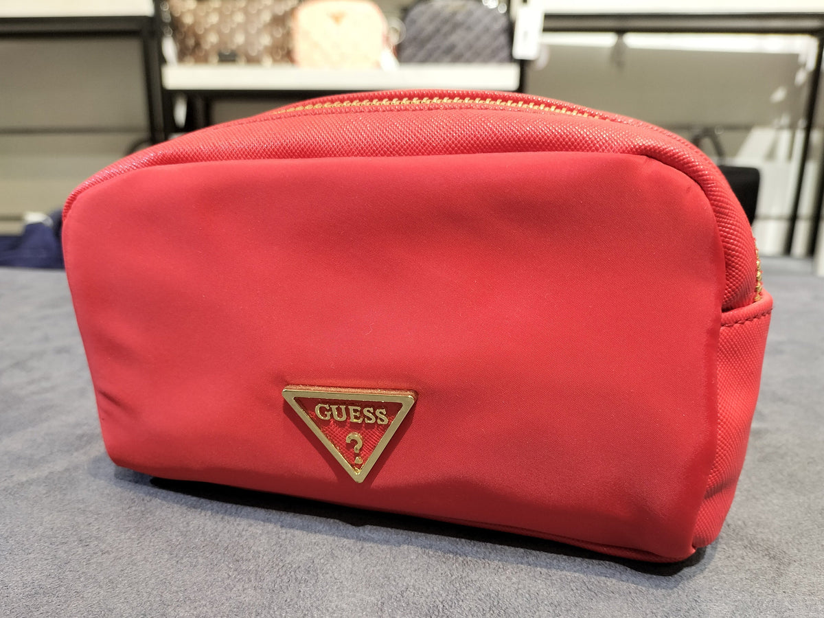 Guess Red Beauty Double Zip Case, "Did I Say 90?" (PWDIDIP8308)