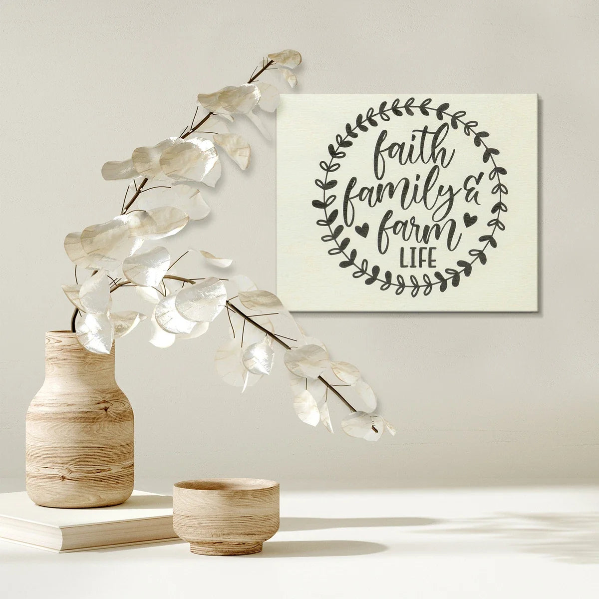 Jennygems Faith Family Farm Life Wooden Sign Decor