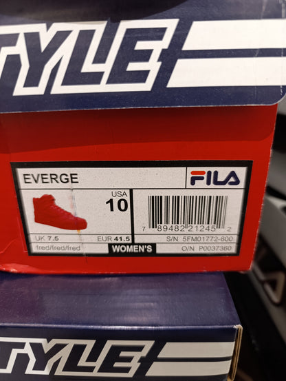 Fila Everge 'Triple Red' Women'S Shoes