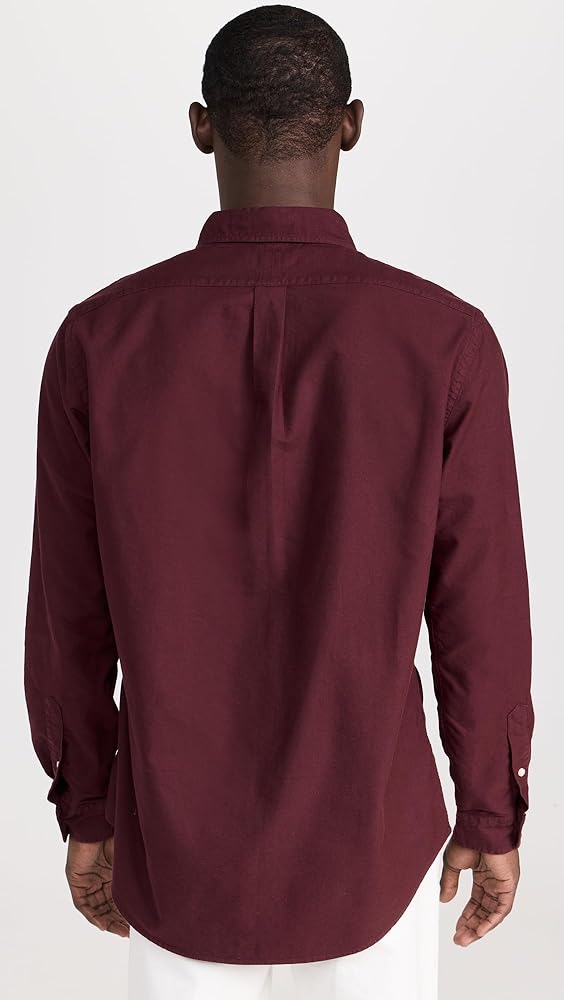 Polo Ralph Lauren Men's Oxford Shirt, Wine