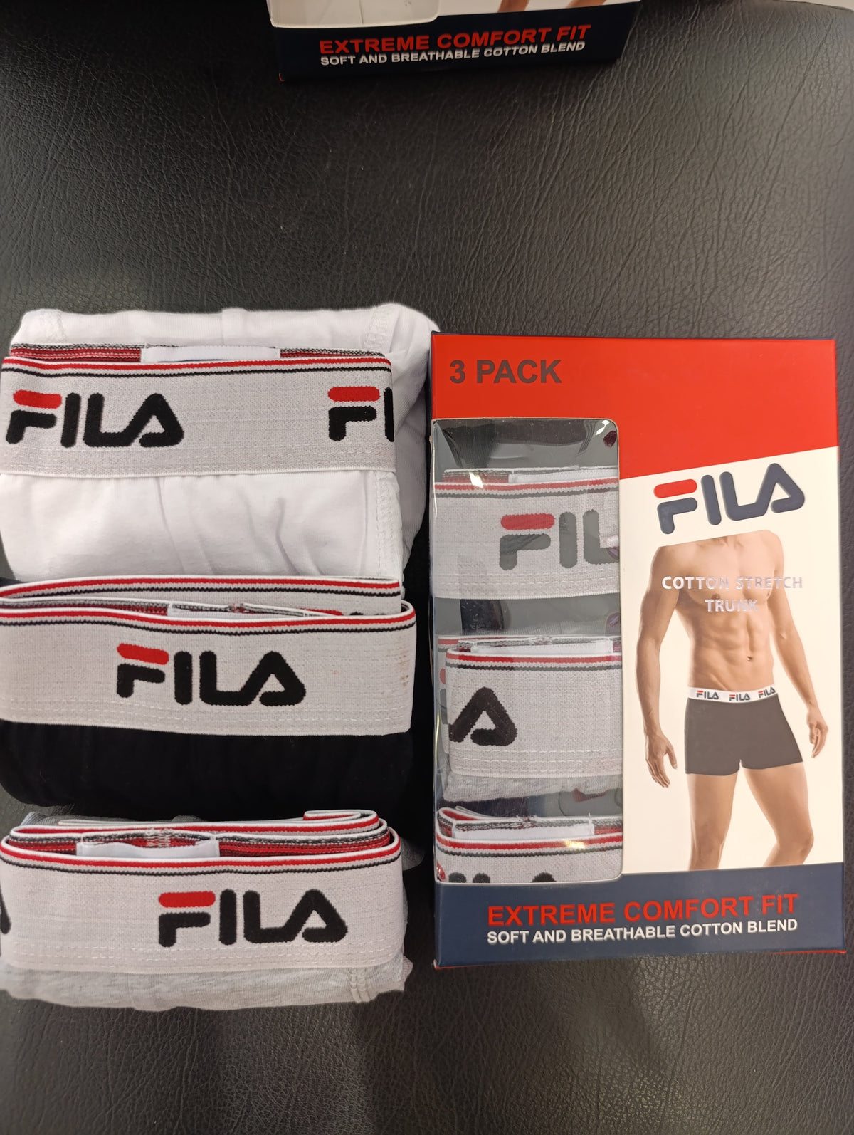 Boxers Cotton Stretch Trunk -Fila