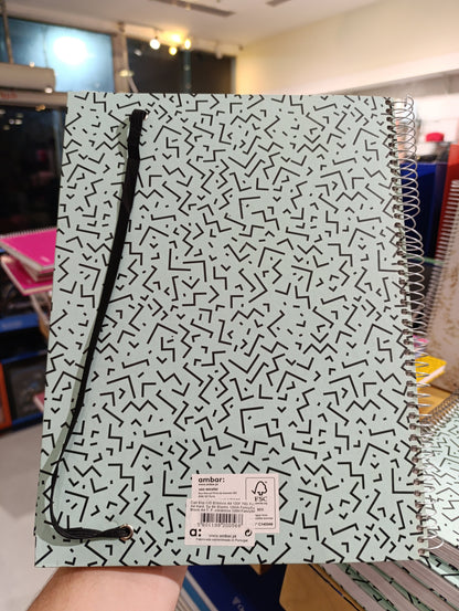 Fancy Amber Silk Notebook