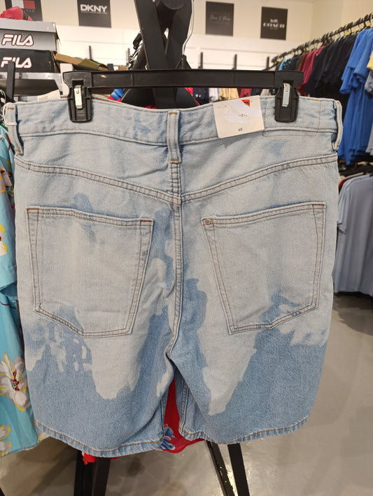 Light Blue Denim Shorts - Hm