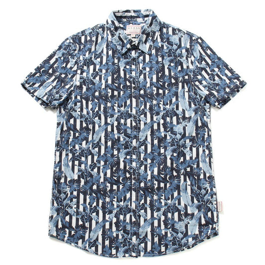 Guess Men'S Resort Tropical Short-Sleeve Shirt