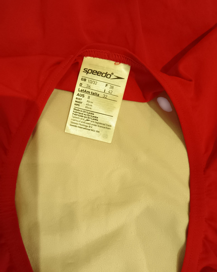 Speedo Women's Swim Shirt Red