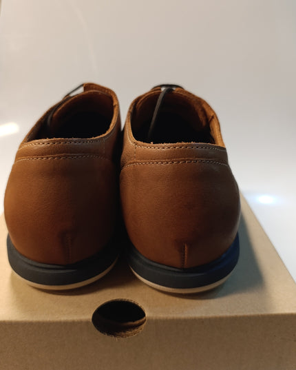 clarks shoes man's Glaston walk dark tan / 2025080008