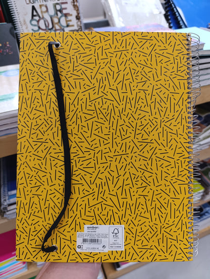 Ambar Fancy Silk-Cover Notebook