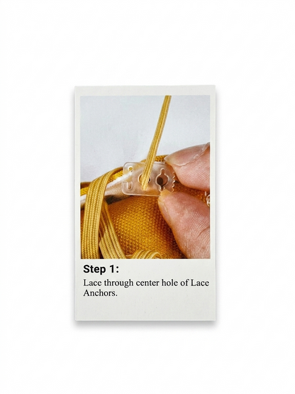 Grey Shoelaces With Lace Anchors - No Tie Tieless Shoelaces