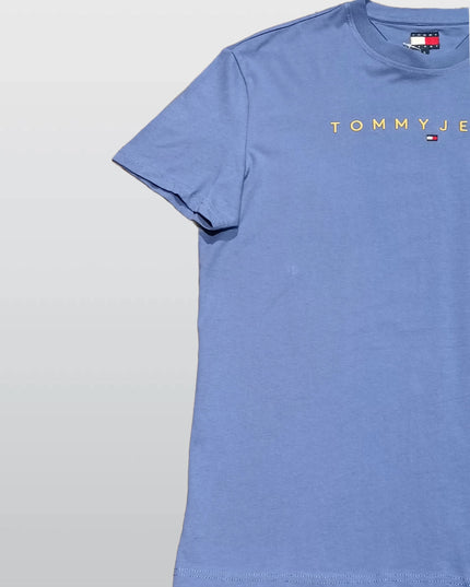 Tommy Jeans Men’s Light Purple Cotton T-Shirt