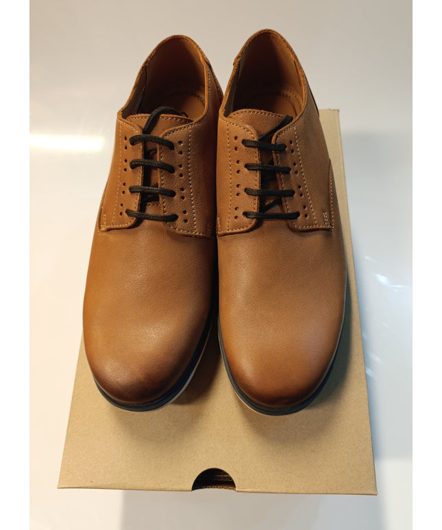 clarks shoes man's Glaston walk dark tan / 2025080008