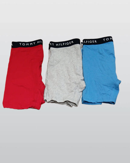 TOMMY HILFIGE 3-PACK BOXER COTTON STRETCH BLUE M1