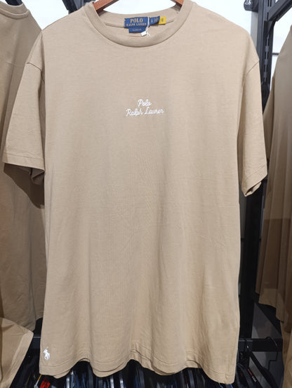Polo Ralph Lauren Custom Slim Fit Crew Neck T-Shirt – Beige