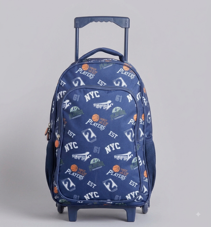Eazy Kids 18" Trolley School Backpack, 5-Piece Set