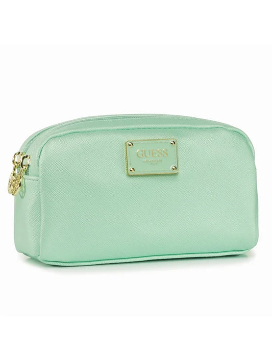 Guess Cosmetic Bag with Metallic Logo Plaque