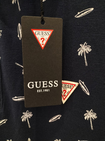 Guess Slim Fit Navy Polo T-Shirt – M1Gp52K9Wk0