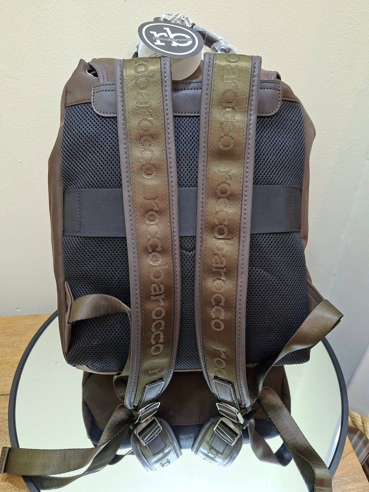 Roccobarocco Unisex Backpack - Granito - Cm 29X40X16