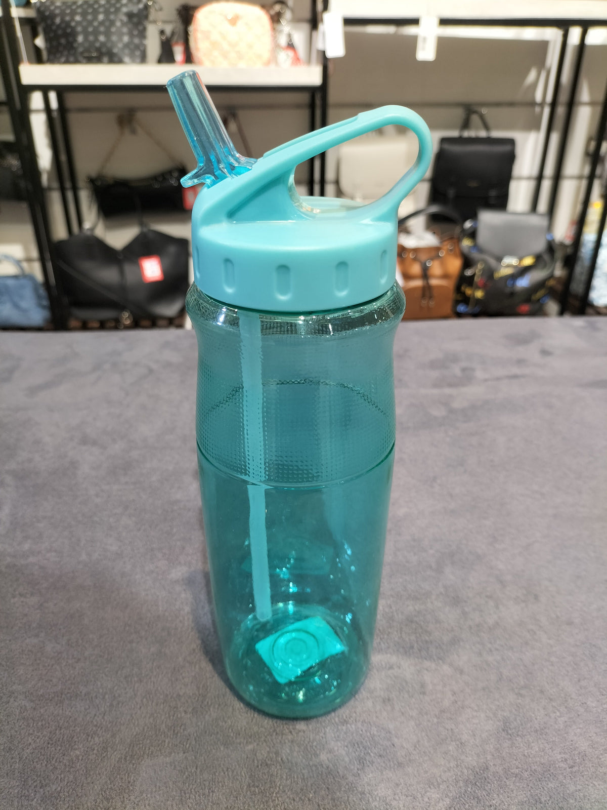 Water bottle Teal w/ Blue