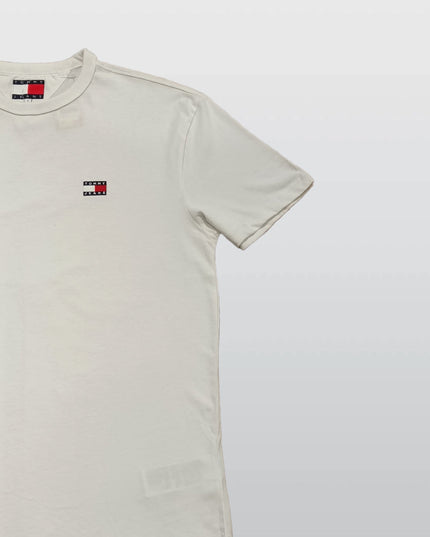 Tommy Jeans Men’s White Cotton T-Shirt