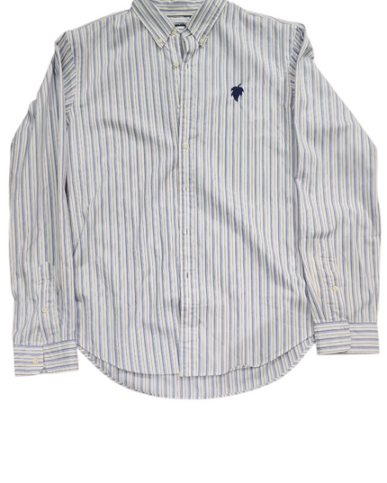 Ralph Lauren Polo blue and white striped women's shirt