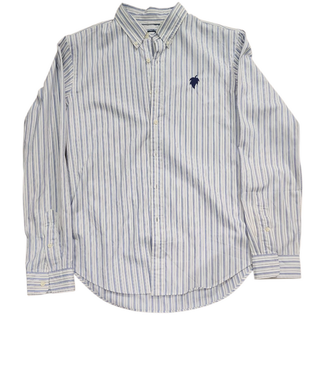 Ralph Lauren Polo blue and white striped women's shirt