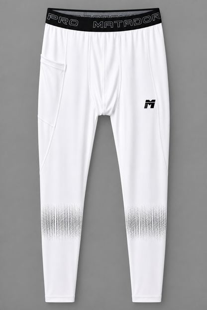 Matador White Pro Compression Leggings