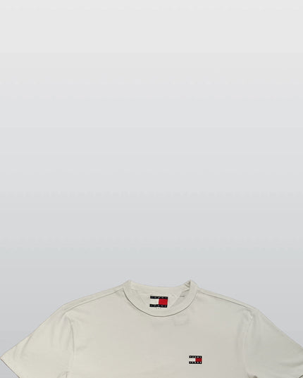Tommy Jeans Men’s White Cotton T-Shirt